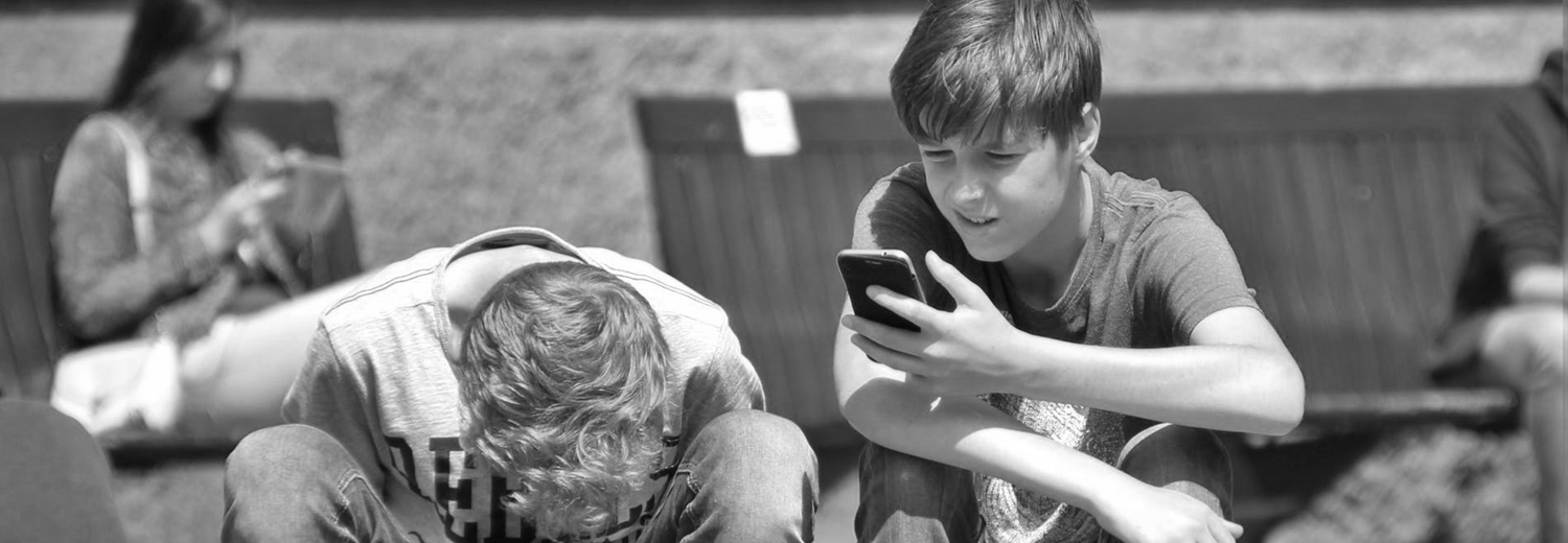 Child Using Phone